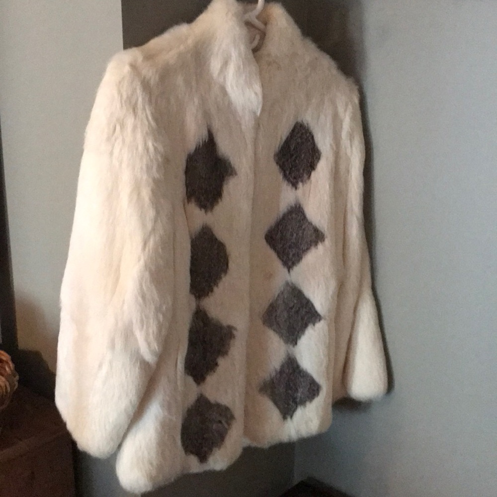 *Feature* Never Worn! Rabbit Fur Coat—Stunning! - Picture 1 of 6